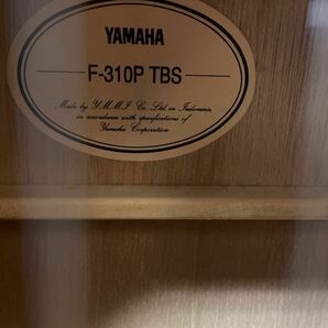 YAMAHA ヤマハ アコースティックギター F-310P TBS アコギ 弦楽器 音出し確認済み 直接引取り可 東京都の画像5