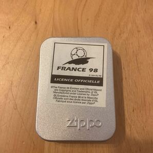 【未使用品】 ZIPPO ジッポー オイルライタFRANCE 98 喫煙具 フランスワールドカップ 1998年の画像8