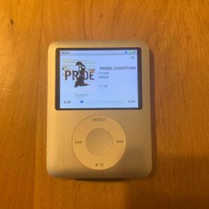 【動作確認済】Apple iPod nano 第三世代シルバー 4GB カバー付の画像4