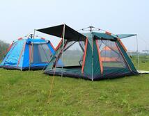 特価★テント キャンプ用品 大型テント 4-5人用 ヤー アウトドア レジャー用品 ファミリーラージテントスペース_画像6