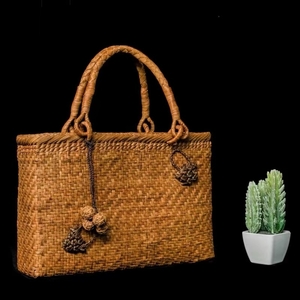  new arrival * high quality * worker handmade mountain .. basket bag hand-knitted mountain ... bag basket cane basket superior article 