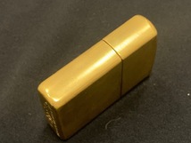 ※56995 ZIPPO アーマー ゴールド オイルライター ジッポ 喫煙具 着火具 個人保管品_画像4