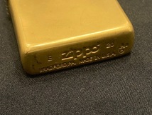 ※56995 ZIPPO アーマー ゴールド オイルライター ジッポ 喫煙具 着火具 個人保管品_画像6