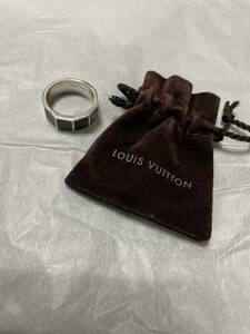  Louis Vuitton [LOUIS VUITTON] bar g Damier ring M size 