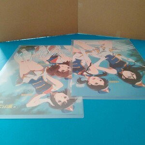 .. euphonium * free shipping middle * transparent clear file . inserting storage middle v anime illustration cut .( approximately A4).11