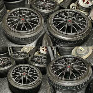 スバル VAB WRX STI 純正 18インチ 8.5J＋55 PCD114.3 5穴 ハブ径56ミリ225/40R18 レヴォーグ S4 流用等の画像3