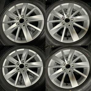 VW ポロ 純正 15インチ 6J＋40 PCD100 5穴 DUNLOP ENASAVE EC204 185/60R15 2020年製の画像3