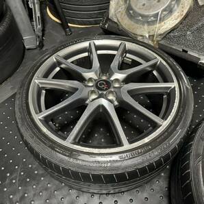 （2本）トヨタ 30 プリウス ジーズ G's 純正 18インチ 7.5J＋50 PCD100 5穴 ハブ径54ミリ GOODYEAR 215/40R18 の画像4