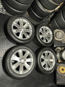 三菱 デリカD5 純正 18インチ 7J＋38 PCD114.3 5穴 KUMHO 225/55R18 2020年製 車検用に