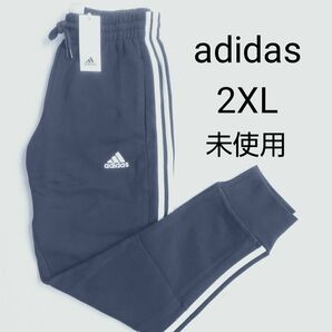 adidas ジャージ スウェットパンツ メンズ 2XL ネイビー 未使用