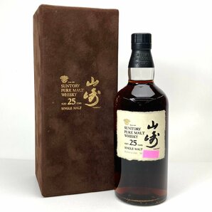 【同梱不可】未開栓 山崎25年 ピュアモルト 2003 箱付 700ml 43% L2-YZ25-OLD-BOX-YSの画像1