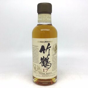 未開栓 ニッカ 竹鶴 17年 ピュアモルト ベビーボトル 180ml 43％ 2A-7-3-147072-A