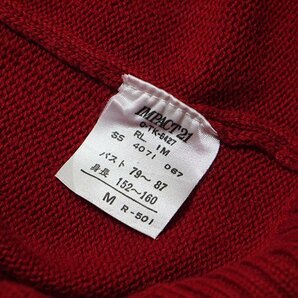 Ralph Lauren ラルフローレン 半袖 コットンニット ポロシャツ 正規品 ロゴ刺繍 ニットポロシャツ ワンポイント セーター 赤の画像6