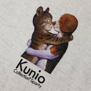 KUNIO COLLECTION SPORTY クニオコレクション 両面プリント スウェット トレーナー 正規品 犬 イヌ ネコ 切り替え KUNIO SATOの画像5