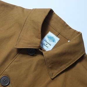 DANTON ダントン カバーオールジャケット 正規品 コットン キャンバス ダックジャケット コート ワッペンロゴ サイズ42の画像4