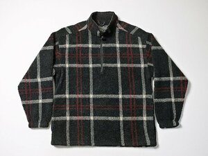 オールド◆　USA製　EDDIE BAUER　エディーバウアー　ハーフジップ　フリースジャケット　正規品　XSサイズ　レトロパイル　アウトドア