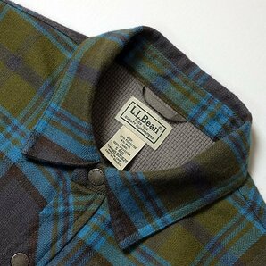 L.L.Bean エルエルビーン 裏サーマル ネルシャツジャケット 正規品 505629 Sサイズ Overland Performance Flannel Shirtの画像4