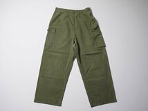 オールド◆　70s　米軍　リップストップ　カーゴパンツ　SLACKS WOMANS UTILITY　OG-107　サイドボタンフライ　ミリタリー　ビンテージ_画像1