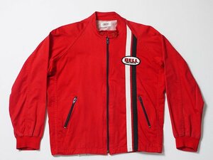 BELL HELMETS bell Work jacket L size badge bell helmet Old Vintage 