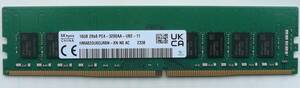 ★ SKhynix PC4-25600(DDR4-3200) 16GB 2枚セット ★ 未使用に近