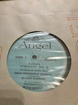 稀少名盤LP！マーラー「交響曲第9番」バルビローリ指揮ベルリンpo.　米Angel盤_画像3