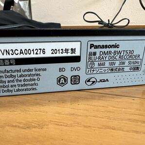 【通電確認済み】Panasonic DMR-BWT530 HDD搭載ハイビジョンブルーレイディスクレコーダーの画像4