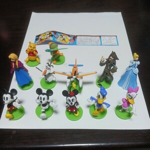 フルタチョコエッグ　ディズニー/キャラクターパート4全11種と彩色違い1、ミニブック付き、カプセルなし