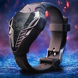 [ postage our company charge ]LED men's clock lady's unisex silicon watch bangle * bracele wristwatch digital LED-W-X-bk