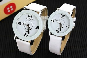 【 送料当社負担 】メンズ 腕時計 時計　レディース　アナログ クォーツ時計 ユニセックス腕時計 【 Sサイズ】WT-020A-white