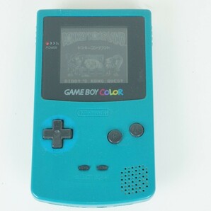 【動作品】 ゲームボーイ カラー ブルー 本体 Nintendo 任天堂 GBC 中古 3の画像1
