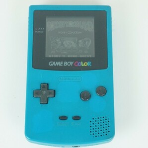 【動作品】 ゲームボーイ カラー ブルー 本体 Nintendo 任天堂 GBC 中古 1の画像1