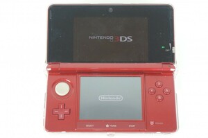 【動作品】3DS 本体 フレアレッド 10 中古 任天堂 ニンテンドー nintendo