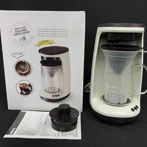 0402-119T⑨5947 コーヒーメーカー LADONNA ラドンナ K-CM10 Toffy HOT&ICE ハンドドリップ ホットアイスコーヒーの画像1