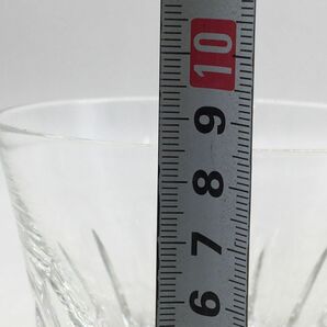 0402-220T⑲23314 バカラ  Baccarat   クリスタル ロックグラス 飲み口直径約9.5cm。底面直径約6.5cm。高さ約8.5cm 箱付の画像8