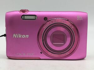 0402-506MK①22876 デジカメ 通電◯ Nikon ニコン COOLPIX クールピクス S3600 / レンズ 4.5-36.0mm 1:3.7-6.6 / 電化製品 ピンク