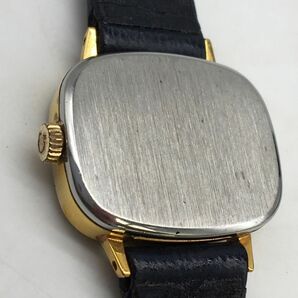 0403-513MK⑳23383 RP 腕時計 OMEGA オメガ Geneve ジュネーブ ゴールドカラー文字盤 スクエア スイス製 手巻き 稼働 アンティークの画像7