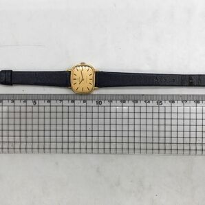 0403-513MK⑳23383 RP 腕時計 OMEGA オメガ Geneve ジュネーブ ゴールドカラー文字盤 スクエア スイス製 手巻き 稼働 アンティークの画像9