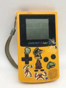 0501-506MK⑨6143 RP ゲーム機本体 通電◯ Nintendo ニンテンドー 任天堂 GAMEBOY COLOR ゲームボーイカラー CGB-001 イエロー レトロ