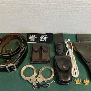 払下げ品 昭和期 陸上自衛隊警務隊装備セット の画像1