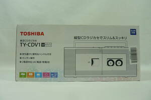 90004-40 【ジャンク品】 東芝 CDラジオカセットレコーダー TY-CDV1 2019年製 【PSEマークあり】 YK-2