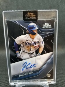 2023 TOPPS Chrome Black Rookie Autograph James Outman ジェイムズ・アウトマン サイン ルーキー ドジャース