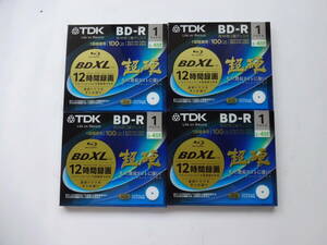 TDK 1 times video recording for BD-R XL 100GB 4 speed 4 sheets ( product number :BRV100HCPWB1A)