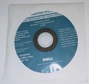 DELL Windows7 Pro 32bit SP1 リカバリDVD