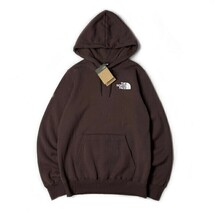 1円～!売切!【正規新品】THE NORTH FACE BOX NSE PULLOVER HOODIE パーカー US限定 ボックスロゴ 裏起毛 グラフィック 登山(XL)茶181130-30_画像5