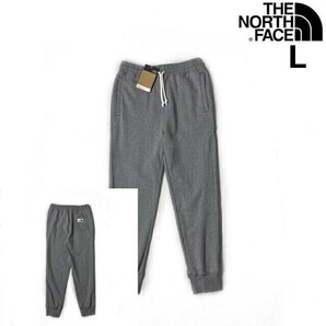 1円～!売切!【正規新品】THE NORTH FACE◆HERITAGE PATCH JOGGERS ジョガーパンツ US限定 ロゴパッチ 裏起毛(L)グレー 190110-25の画像3