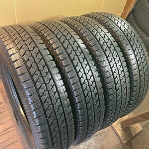 良品! スタッドレス 155/80R14 LT 4本／88/86N／BS VL1 8分上〜9分上 2021年 送料込19000円〜 S4038-12