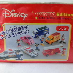 未使用 ミニカー DISNEY ミッキーマウスミニフィギュア付 TOMICA Edition パトカーの画像3