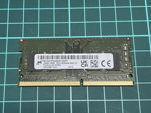 ●ノートパソコン用メモリ DDR4 Micron PC4-3200AA 16GB 1枚●