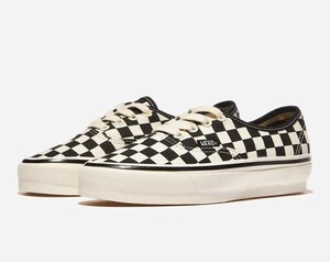 VANS(バンズ)『Authentic Reissue 44』Checkerboard Marshmallow Black 27.5cm