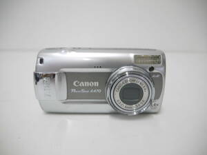 437 Canon PowerShot A470 CANON ZOOM LENS 3.4x 6.3-21.6mm 1:3.0-5.8 キャノン パワーショット デジカメ 単三電池仕様